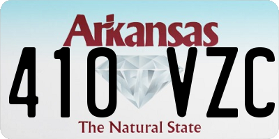 AR license plate 410VZC
