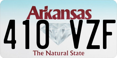 AR license plate 410VZF