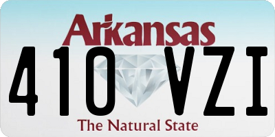 AR license plate 410VZI