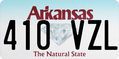 AR license plate 410VZL
