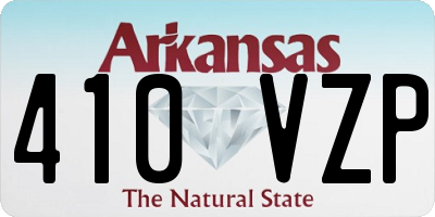AR license plate 410VZP