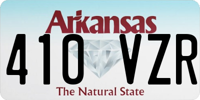 AR license plate 410VZR