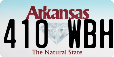 AR license plate 410WBH