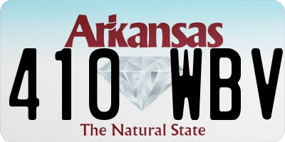 AR license plate 410WBV