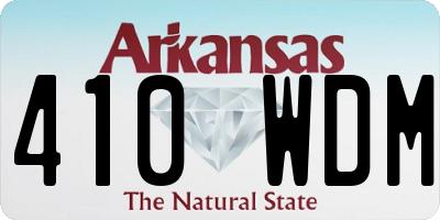 AR license plate 410WDM