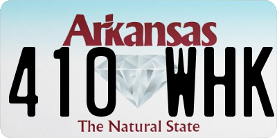 AR license plate 410WHK