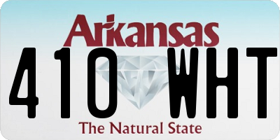 AR license plate 410WHT