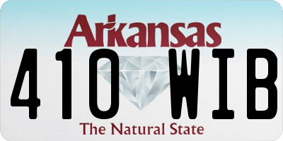 AR license plate 410WIB