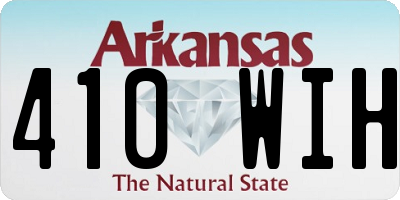 AR license plate 410WIH