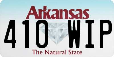 AR license plate 410WIP