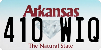 AR license plate 410WIQ