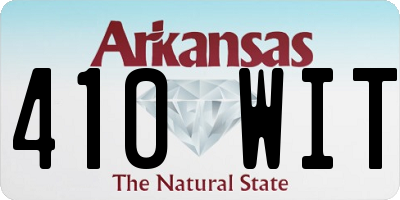 AR license plate 410WIT