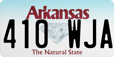 AR license plate 410WJA