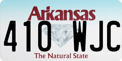 AR license plate 410WJC