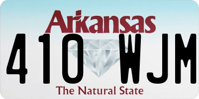 AR license plate 410WJM
