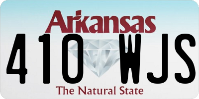 AR license plate 410WJS