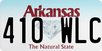 AR license plate 410WLC