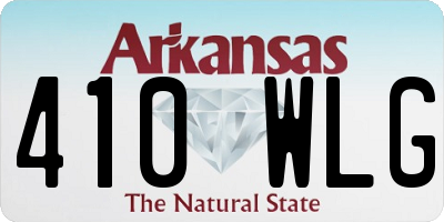 AR license plate 410WLG