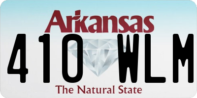 AR license plate 410WLM