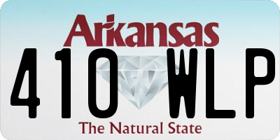 AR license plate 410WLP