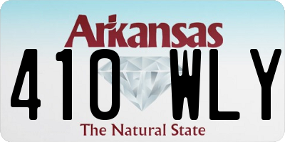 AR license plate 410WLY
