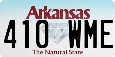 AR license plate 410WME