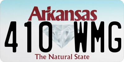 AR license plate 410WMG