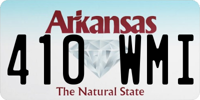 AR license plate 410WMI