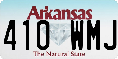 AR license plate 410WMJ