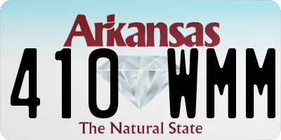 AR license plate 410WMM