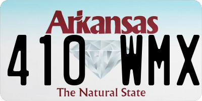 AR license plate 410WMX