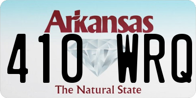 AR license plate 410WRQ