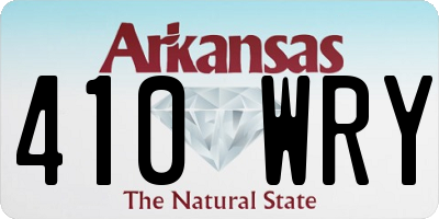 AR license plate 410WRY