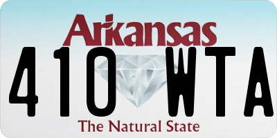 AR license plate 410WTA