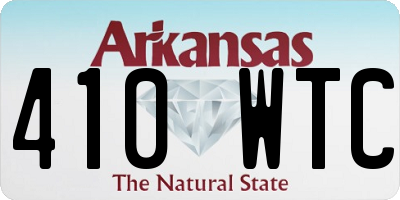 AR license plate 410WTC