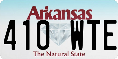 AR license plate 410WTE