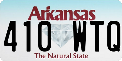 AR license plate 410WTQ