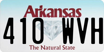 AR license plate 410WVH