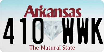 AR license plate 410WWK