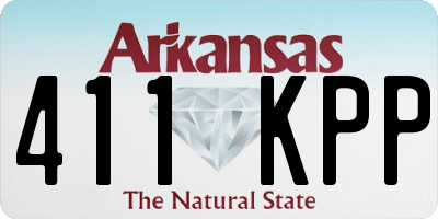 AR license plate 411KPP