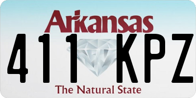 AR license plate 411KPZ