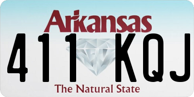 AR license plate 411KQJ