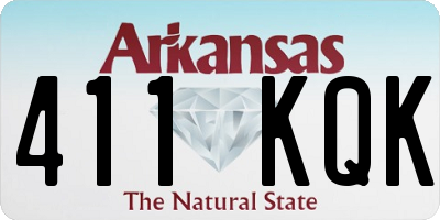 AR license plate 411KQK