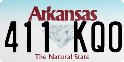 AR license plate 411KQO