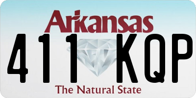 AR license plate 411KQP