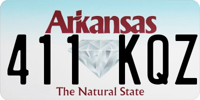 AR license plate 411KQZ