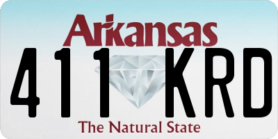 AR license plate 411KRD