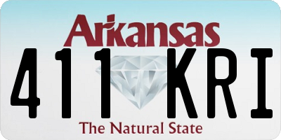 AR license plate 411KRI