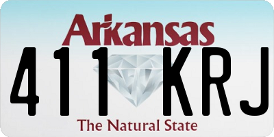AR license plate 411KRJ