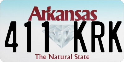 AR license plate 411KRK